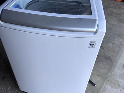 LG Direct Drive Smart Top Load Washer - White