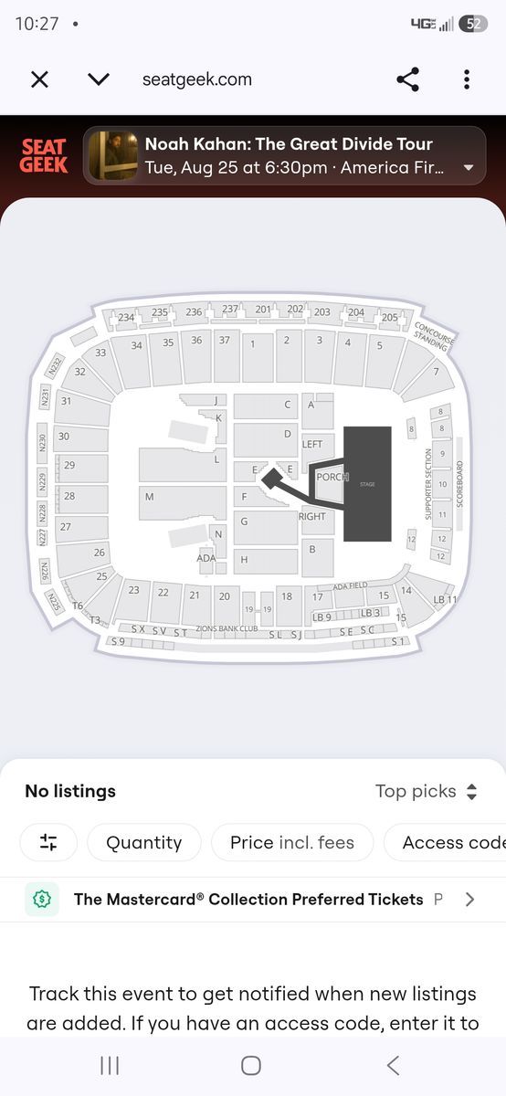Noah kahan tickets aug 25