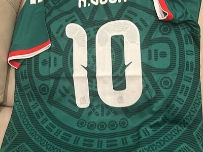 Alexis Vega 2026 Mexico Soccer Jersey FIts LARGE