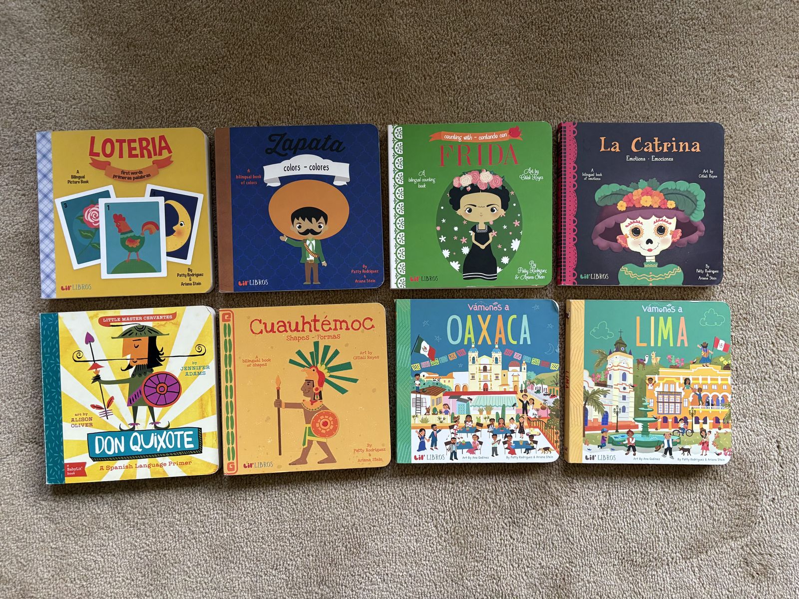 Eight Lil’ Libros Board Books