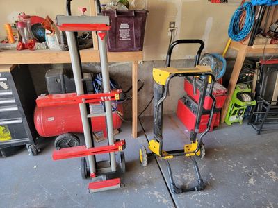 table saw/miter saw stand(s)
