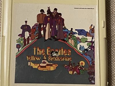 Restored Beatles Yellow Submarine 8-Track Tape Excellent Condition