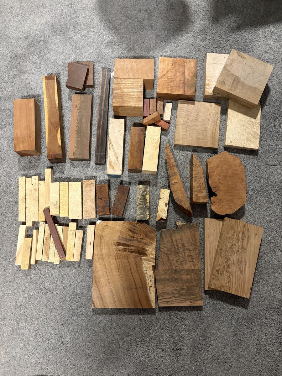 Box of Random Wood Blanks