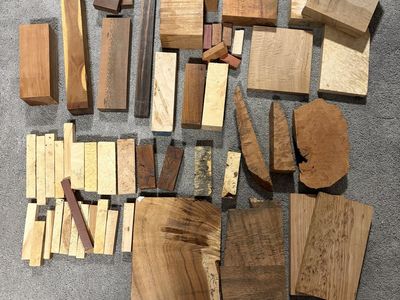 Box of Random Wood Blanks