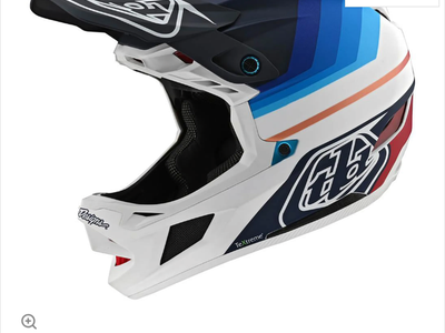 TROY LEE DESIGNS D4 CARBON MIPS MIRAGE FULL FACE HELMET LARGE