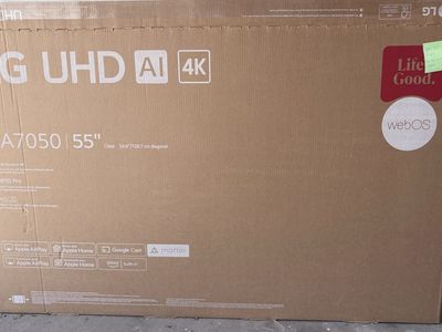 55” LG UHD AI 4K Flatscreen