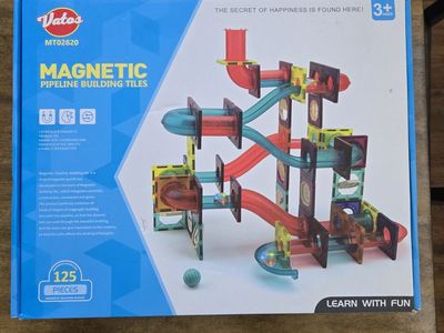 Magnetic Building Tiles - 125 Pieces