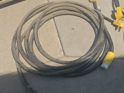 Heavy-Duty 50 Amp 125/250V RV / Generator Extension Power Cord