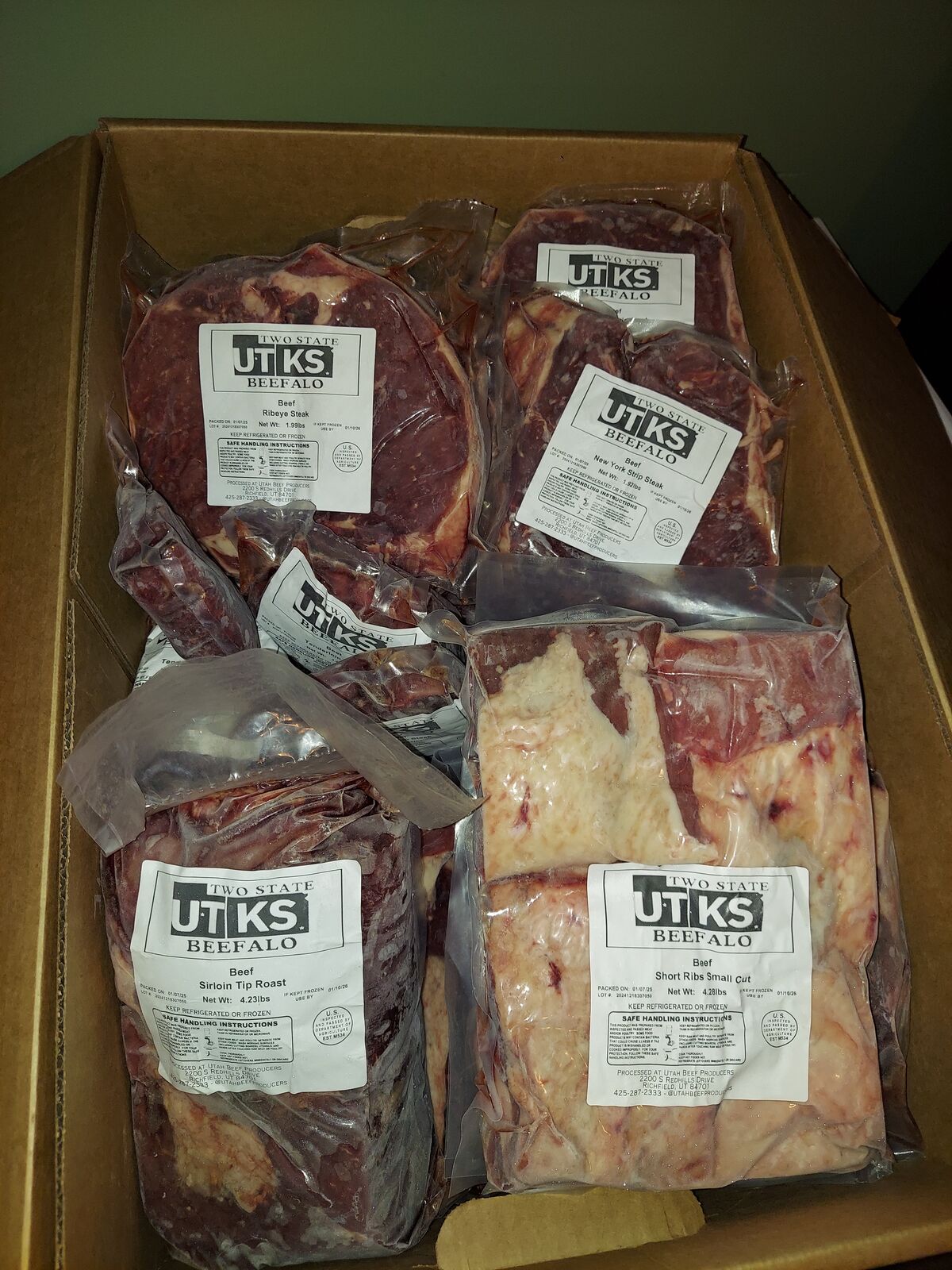 Real Beef, Grass fed and finished.