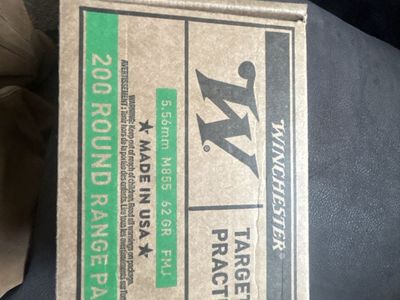 200 Round Range Pack 5.56mm M855 62 GR FMJ