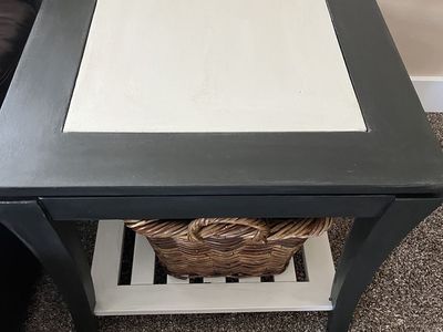 Refinished Modern End Table / Side Table