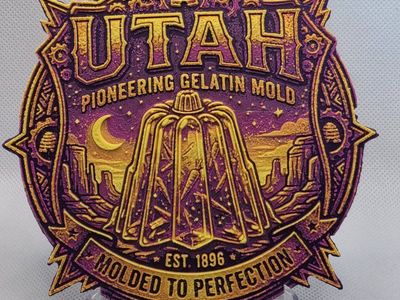 Utah Pioneering Gelatin Mold "Molded to Perfection" Est. 1896