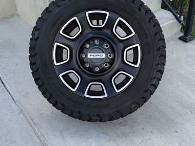 Ford F350 Rims and Tires 285/60R20 Bfgoodrich Ko3 Load E
