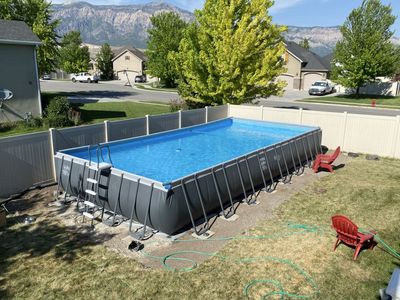 Intex 32’ x 19’ Above Ground Pool with Accessories