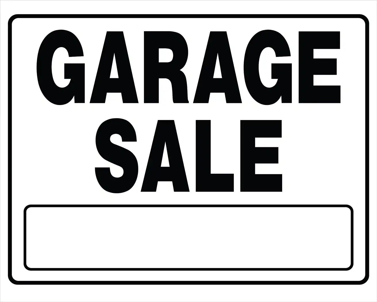 Garage sale June 6th
