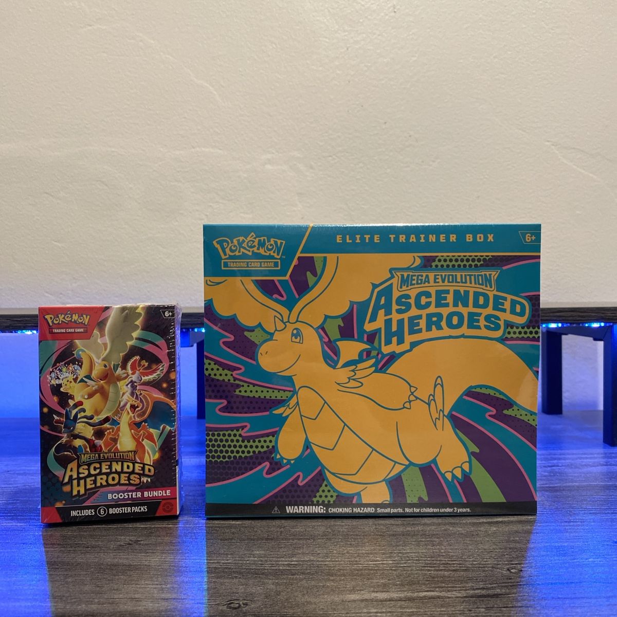 Pokemon TCG Mega Evolution Ascended Heroes Elite Trainer Box & Booster Bundle - Sealed NEW