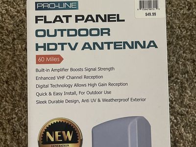 Antop PL-402VG Pro-Line Flat Panel Outdoor HDTV Antenna - 60 Mile Range with built in Amplifier
