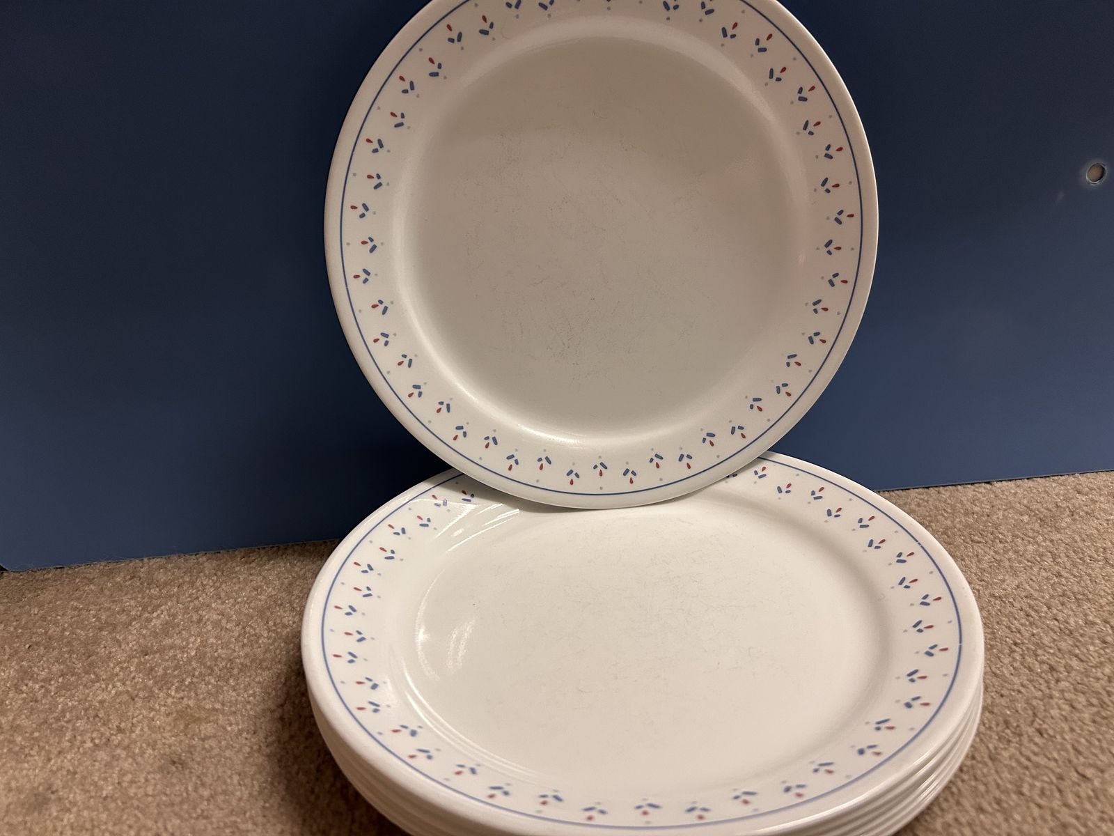 cornignware corelle normandy dinner plates