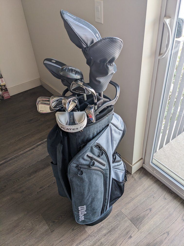 Wilson Women's PlayerFit Cart Bag, Complete Set