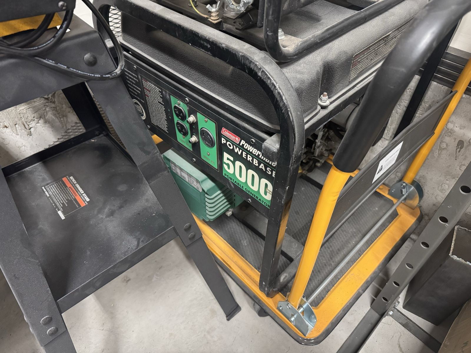 Coleman power mate power base generator