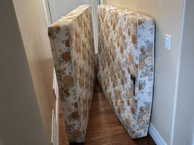 Full (or Double) Mattress, Box Spring And Frame