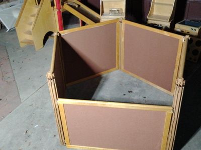 Vintage Wooden Play Room Divider Playpen Daycare Preschool