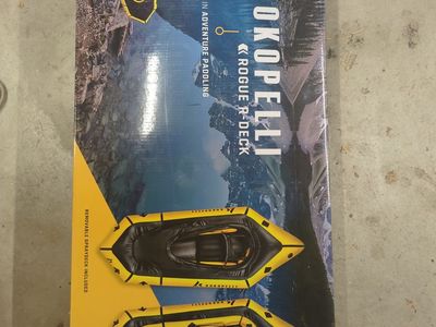 Kokopelli Rogue R-Deck Packraft TiZip - Inflatable Kayak, Ultralight packraft, Removable Spraydeck