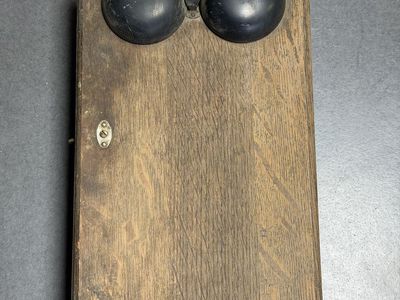 Vintage Western Electric Wall Mount Ringer Box with Internal Components - Antique Telephone Part