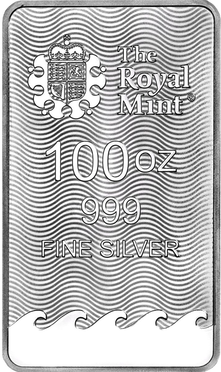 Royal Mint Britannia 100 Ounce Silver Bar HOT SELLER