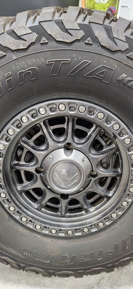 NEW Fuel Wheels with BFGoodrich Mud-Terrain T/A KM3 Tires 32x10.00R15