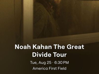 Noah Kahan Floor Ticket (8/25 Sandy UT)