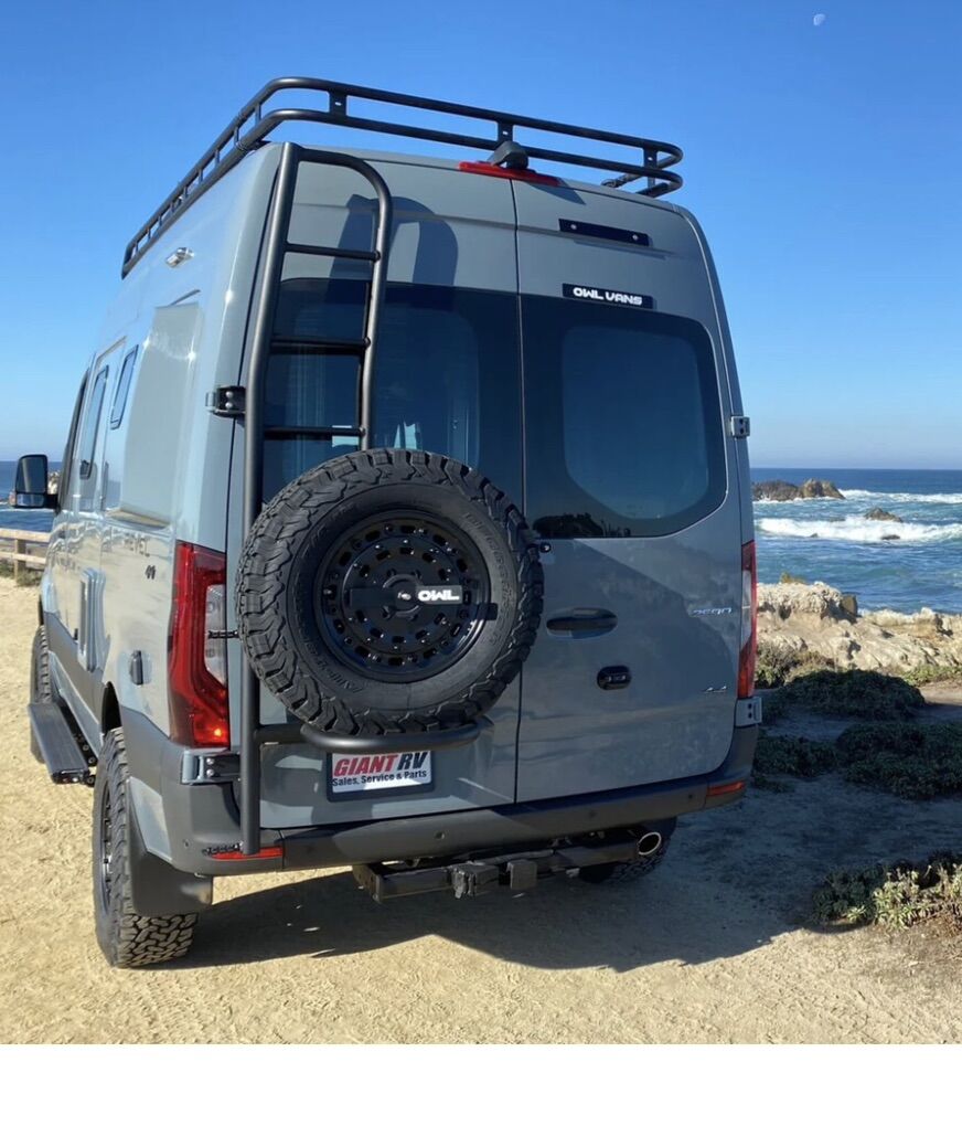 Owl Vans Rear Door Setup