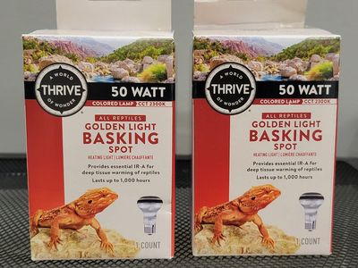 2 Thrive Golden Light Basking Spot Bulbs