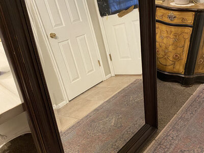 38"×50" beveled mirror