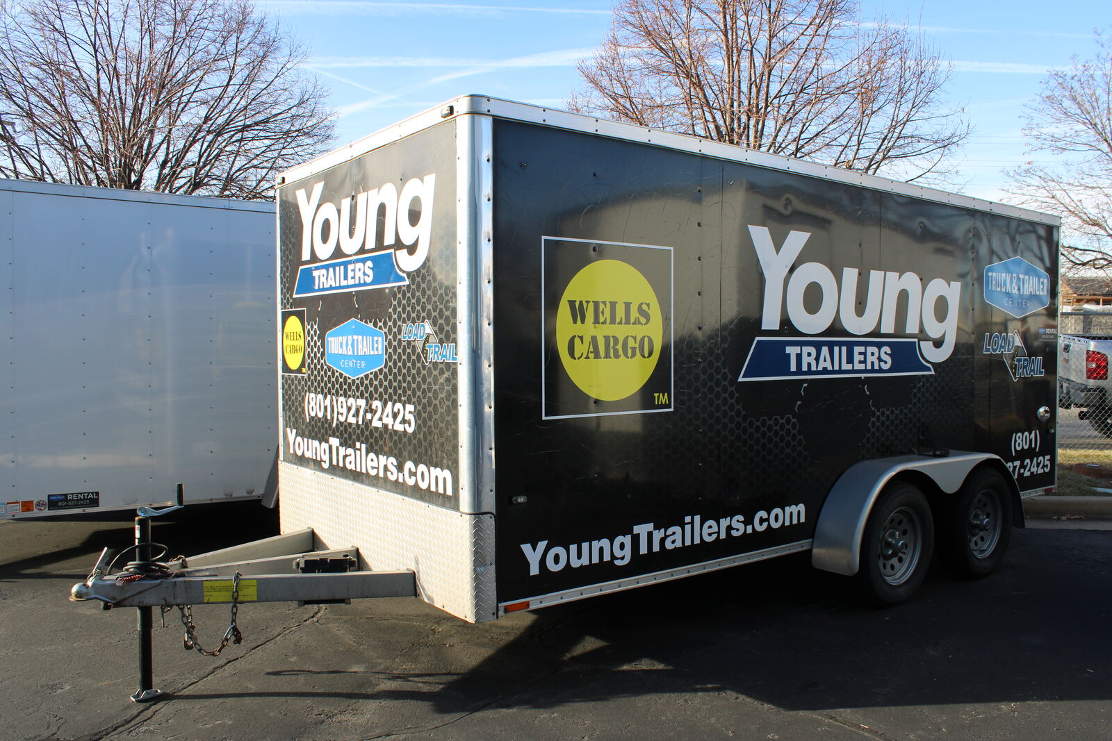 Wells Cargo 7x16 Enclosed Trailer for Rent $59 a Day.