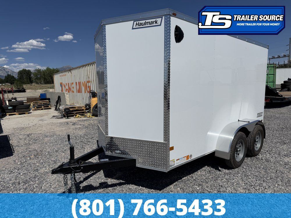 6x12 Haulmark Passport Enclosed Cargo Trailer - 6'6" Interior - 7K GVWR - .080 PolyCor