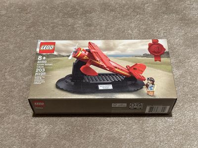 LEGO 40450 Amelia Earhart Tribute Lockheed Vega 5B 203 Pcs New Sealed Biplane Set