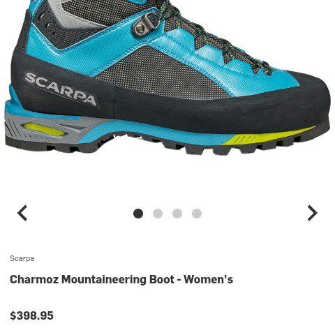 Scarpa Charmoz Mountaineering Boot-Womens Sz 37.5