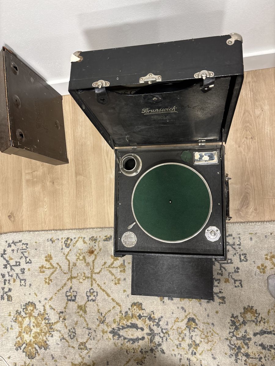 Antique Brunswick Portable Phonograph