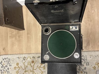Antique Brunswick Portable Phonograph