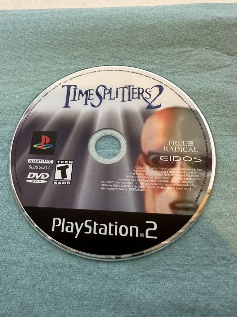 TimeSplitters 2 Sony PlayStation 2 Disc Only PS2