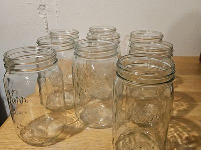 Wide Mouth Canning Mason Jars