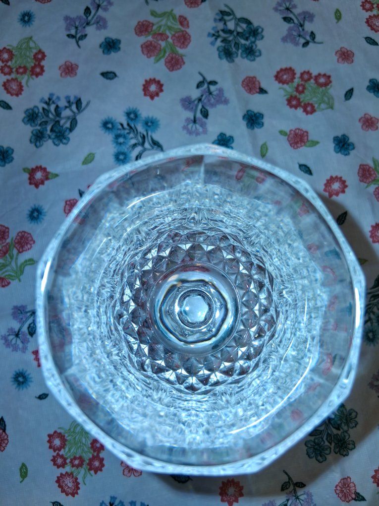 1970s Chrystal wine glass
