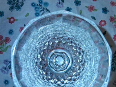 1970s Chrystal wine glass