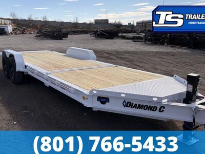 7x22 Diamond C HDT 207 Tilt Trailer - 15.5K GVWR - 14 Ply Tires