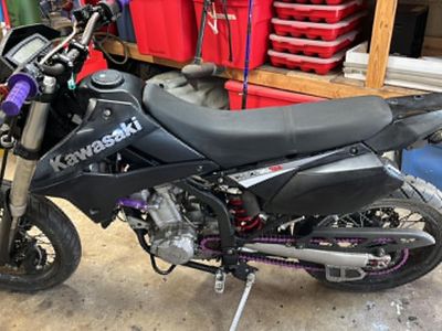 **2009 Kawasaki KLX250SF Supermoto Project – KLX300 Engine Swap – Clean Title**