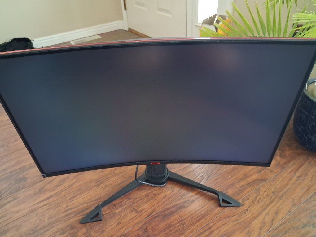 Viotek GN32DA 31.5" Curved Gaming Monitor WQHD 144Hz 1440p  FreeSync, G-Sync compatible
