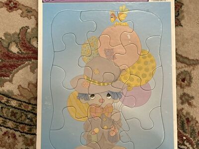 1989 Precious Moments Clown Frame Tray Puzzle