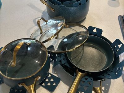 Thyme & Table 12-Piece Ceramic Non-Stick Cookware