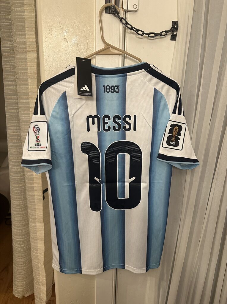 Messi Argentina Soccer Jersey Size S& M